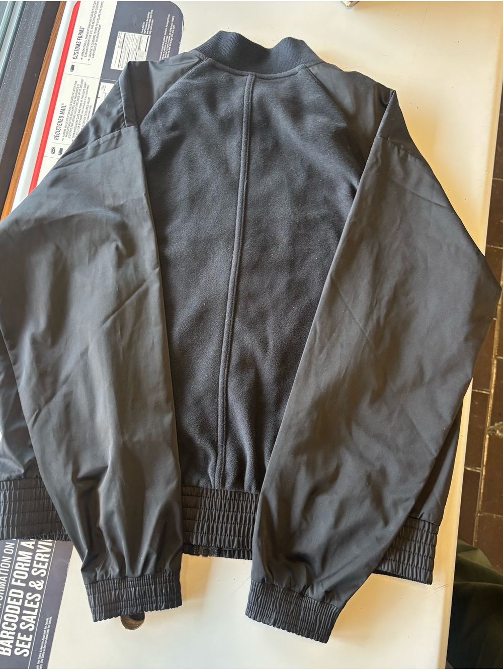 Athleta Black Bomber Jacket - Picture 4 of 5